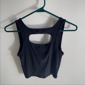 Lululemon cut out crop top size 4